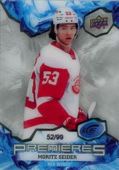 #248 Moritz Seider - Detroit Red Wings - 2021-22 Upper Deck Ice Hockey