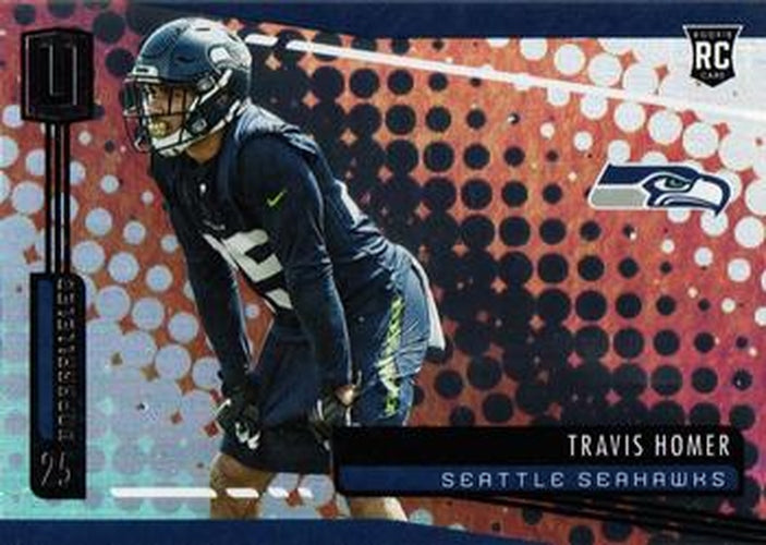 #292 Travis Homer - Seattle Seahawks - 2019 Panini Unparalleled Football