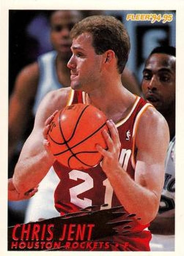 #292 Chris Jent - Houston Rockets - 1994-95 Fleer Basketball