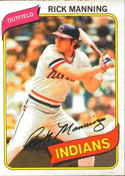 #292 Rick Manning - Cleveland Indians - 1980 O-Pee-Chee Baseball