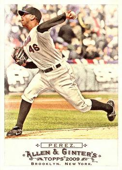#292 Oliver Perez - New York Mets - 2009 Topps Allen & Ginter Baseball
