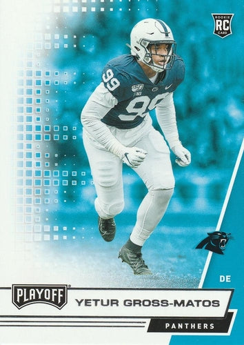 #292 Yetur Gross-Matos - Carolina Panthers - 2020 Panini Playoff Football