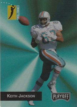 #292 Keith Jackson - Miami Dolphins - 1993 Playoff Football