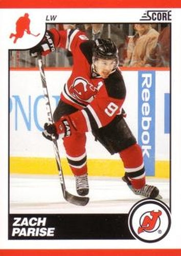 #292 Zach Parise - New Jersey Devils - 2010-11 Score Hockey