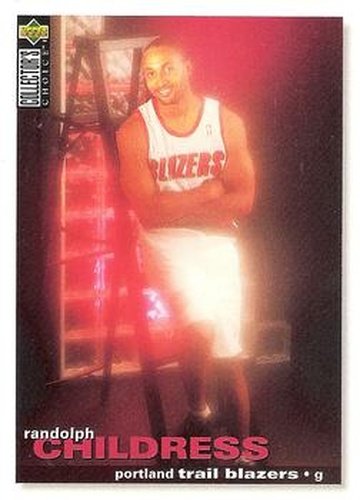 #292 Randolph Childress - Portland Trail Blazers - 1995-96 Collector's Choice Basketball
