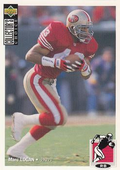 #292 Marc Logan - San Francisco 49ers - 1994 Collector's Choice Football