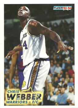#292 Chris Webber - Golden State Warriors - 1993-94 Fleer Basketball