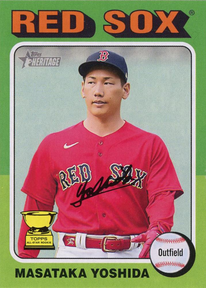 #292 Masataka Yoshida - Boston Red Sox - 2024 Topps Heritage Baseball