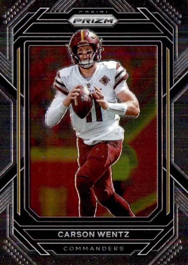 #292 Carson Wentz - Washington Commanders - 2022 Panini Prizm Football
