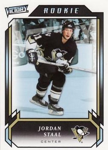 #292 Jordan Staal - Pittsburgh Penguins - 2006-07 Upper Deck Victory Update Hockey