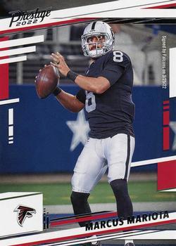 #292 Marcus Mariota - Atlanta Falcons - 2022 Panini Prestige Football