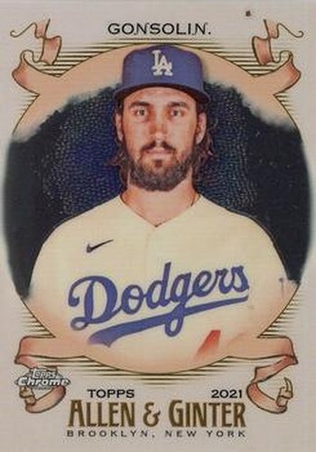 #292 Tony Gonsolin - Los Angeles Dodgers - 2021 Topps Allen & Ginter Chrome Baseball