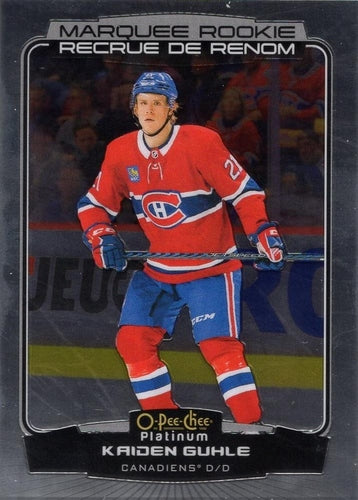 #292 Kaiden Guhle - Montreal Canadiens - 2022-23 O-Pee-Chee Platinum Hockey