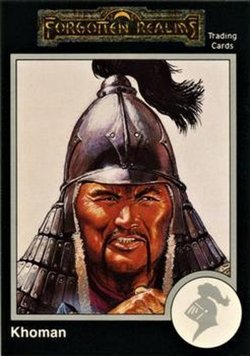 #292 Khoman - 1991 TSR Advanced Dungeons & Dragons - Silver