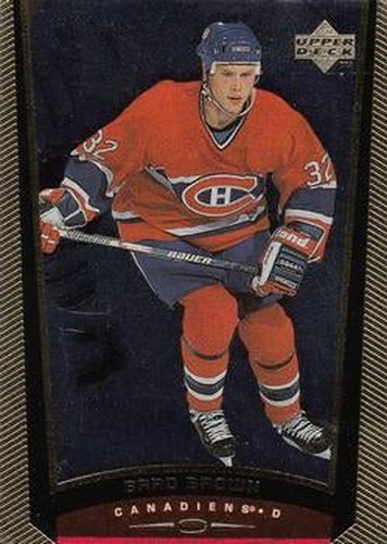 #292 Brad Brown - Montreal Canadiens - 1998-99 Upper Deck Gold Reserve Hockey