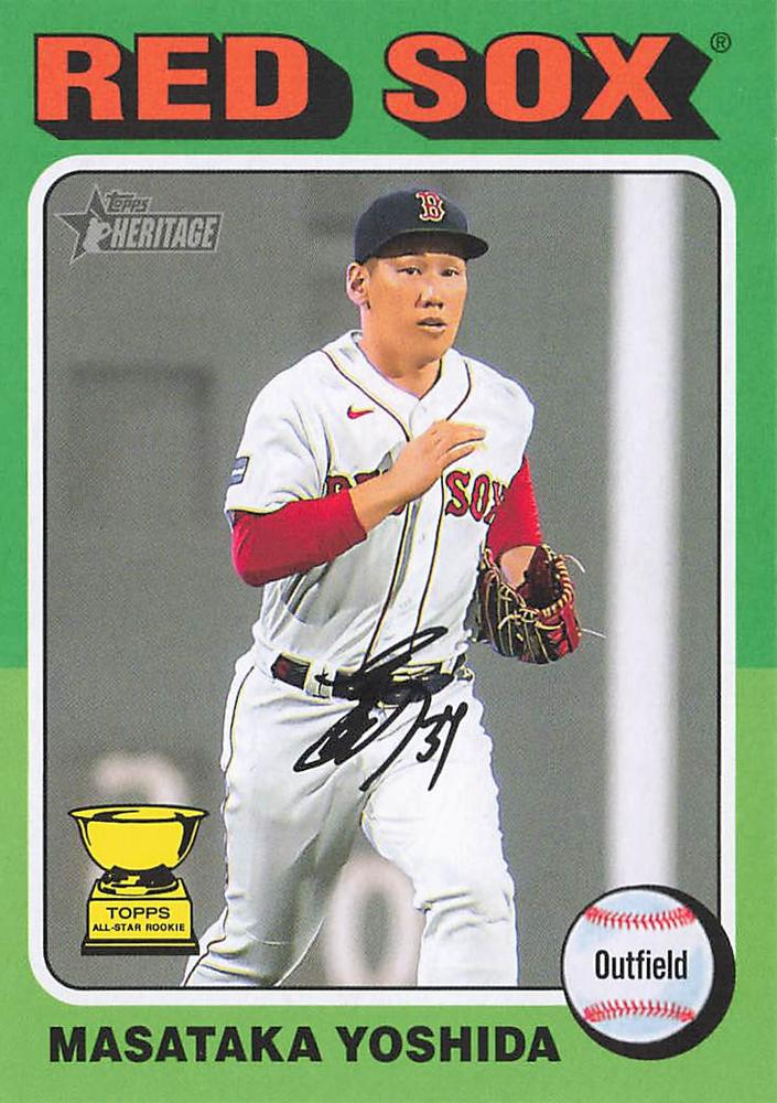 #292c Masataka Yoshida - Boston Red Sox - 2024 Topps Heritage Baseball