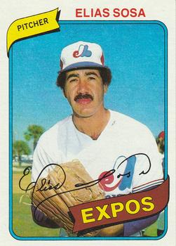 #293 Elias Sosa - Montreal Expos - 1980 Topps Baseball