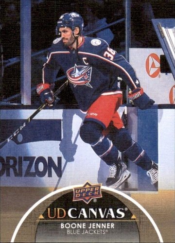 #C293 Boone Jenner - Columbus Blue Jackets - 2021-22 Upper Deck - UD Canvas Hockey