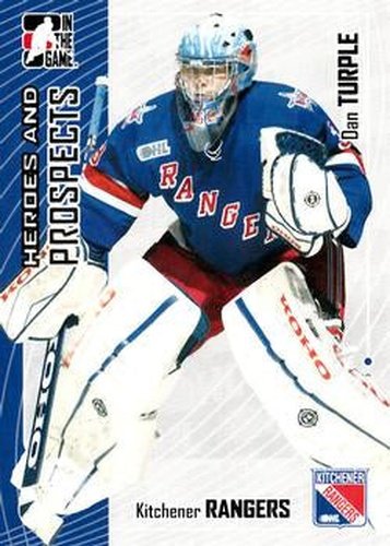 #293 Dan Turple - Kitchener Rangers - 2005-06 In The Game Heroes and Prospects Hockey