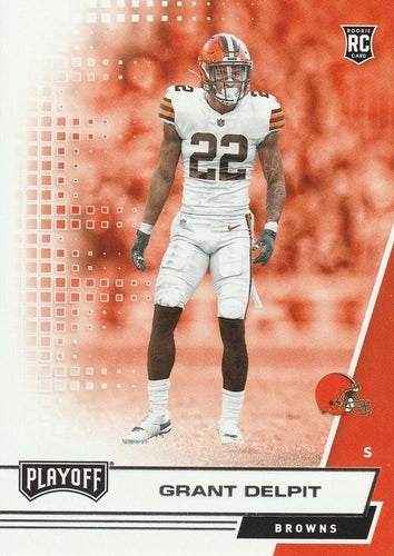 #293 Grant Delpit - Cleveland Browns - 2020 Panini Playoff Football