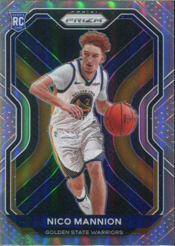 #293 Nico Mannion - Golden State Warriors - 2020-21 Panini Prizm - Silver Prizms Basketball