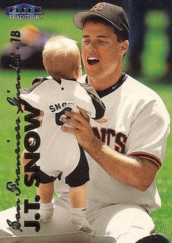 #293 J.T. Snow - San Francisco Giants - 1999 Fleer Tradition Baseball
