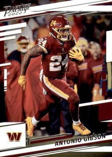 #293 Antonio Gibson - Washington Commanders - 2022 Panini Prestige Football