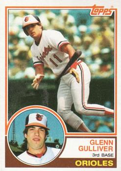 #293 Glenn Gulliver - Baltimore Orioles - 1983 Topps Baseball