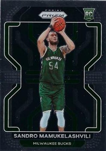 #293 Sandro Mamukelashvili - Milwaukee Bucks - 2021-22 Panini Prizm Basketball