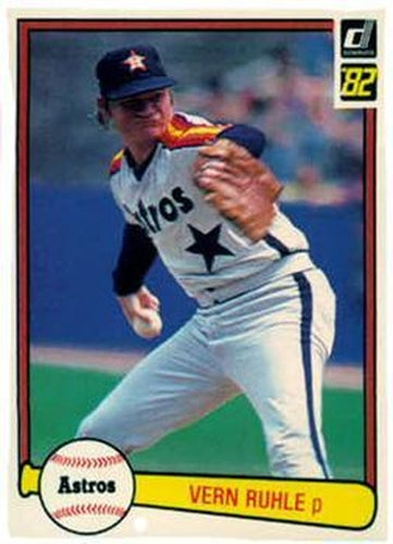 #293 Vern Ruhle - Houston Astros - 1982 Donruss Baseball