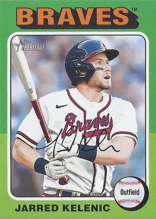 #293 Jarred Kelenic - Atlanta Braves - 2024 Topps Heritage Baseball