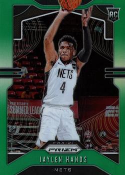 #293 Jaylen Hands - Brooklyn Nets - 2019-20 Panini Prizm - Prizms Green Basketball