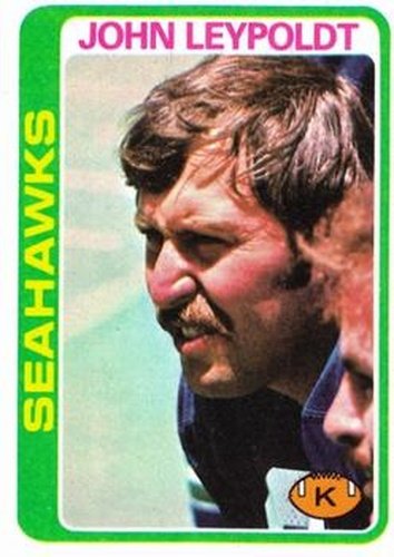 #293 John Leypoldt - Seattle Seahawks - 1978 Topps Football