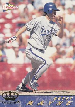 #293 Brent Mayne - Kansas City Royals - 1994 Pacific Baseball