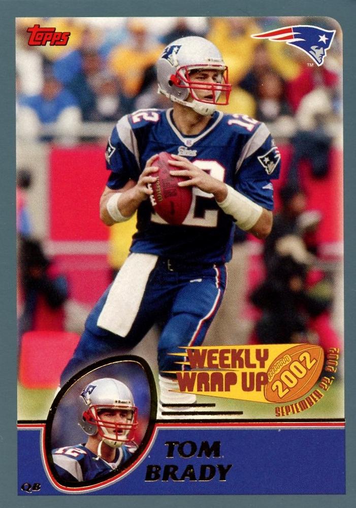 #293 Tom Brady - New England Patriots - 2003 Topps Football