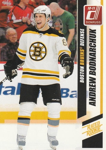 #293a Andrew Bodnarchuk - Boston Bruins - 2010-11 Donruss Hockey