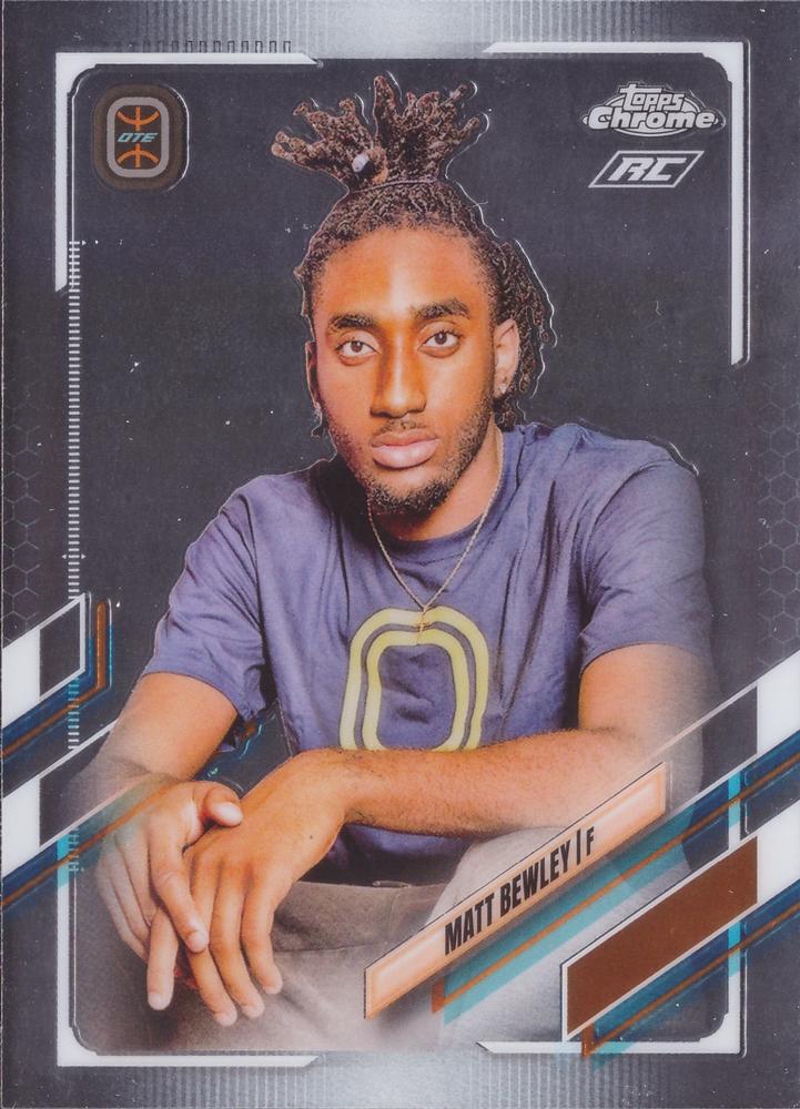 #15 Matt Bewley - Team OTE - 2021-22 Topps Chrome Overtime Elite Basketball