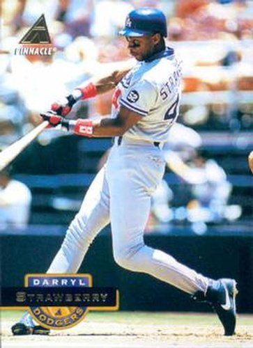 #294 Darryl Strawberry - Los Angeles Dodgers - 1994 Pinnacle Baseball