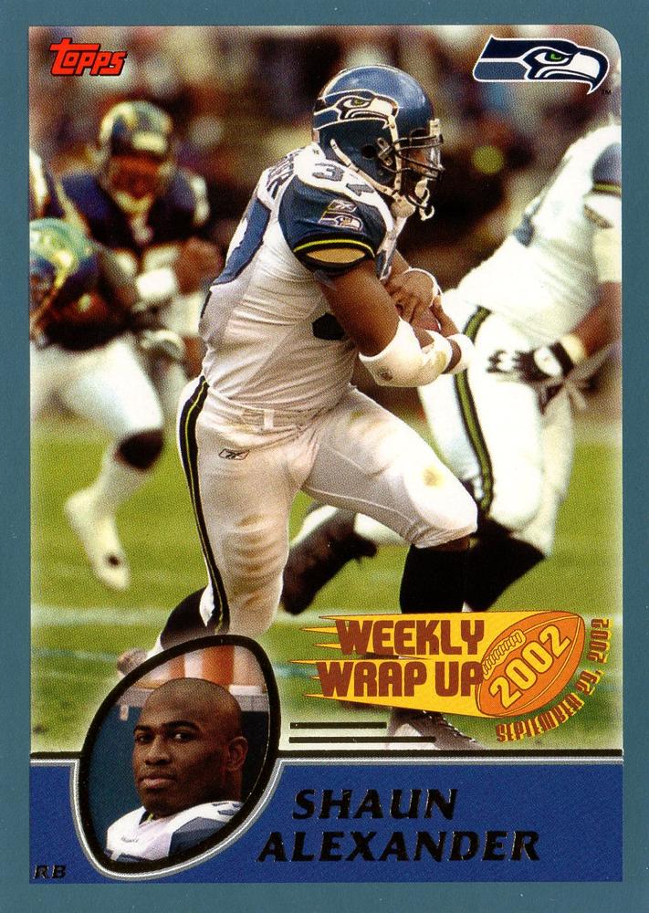 #294 Shaun Alexander - Seattle Seahawks - 2003 Topps Football