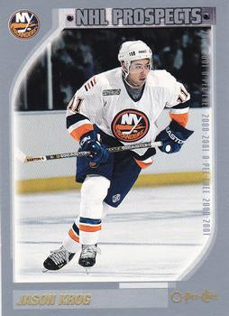 #294 Jason Krog - New York Islanders - 2000-01 O-Pee-Chee Hockey