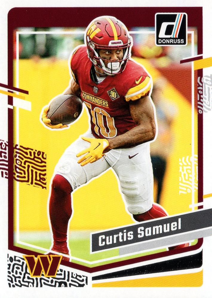 #294 Curtis Samuel - Washington Commanders - 2023 Donruss Football