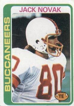 #294 Jack Novak - Tampa Bay Buccaneers - 1978 Topps Football