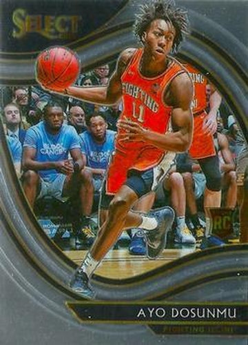 #294 Ayo Dosunmu - Illinois Fighting Illini - 2021 Panini Chronicles Draft Picks Basketball
