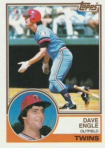 #294 Dave Engle - Minnesota Twins - 1983 Topps Baseball