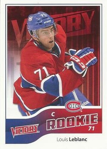 #294 Louis Leblanc - Montreal Canadiens - 2011-12 Upper Deck Victory Update Hockey