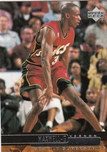 #294 Vernon Maxwell - Seattle SuperSonics - 1999-00 Upper Deck Basketball
