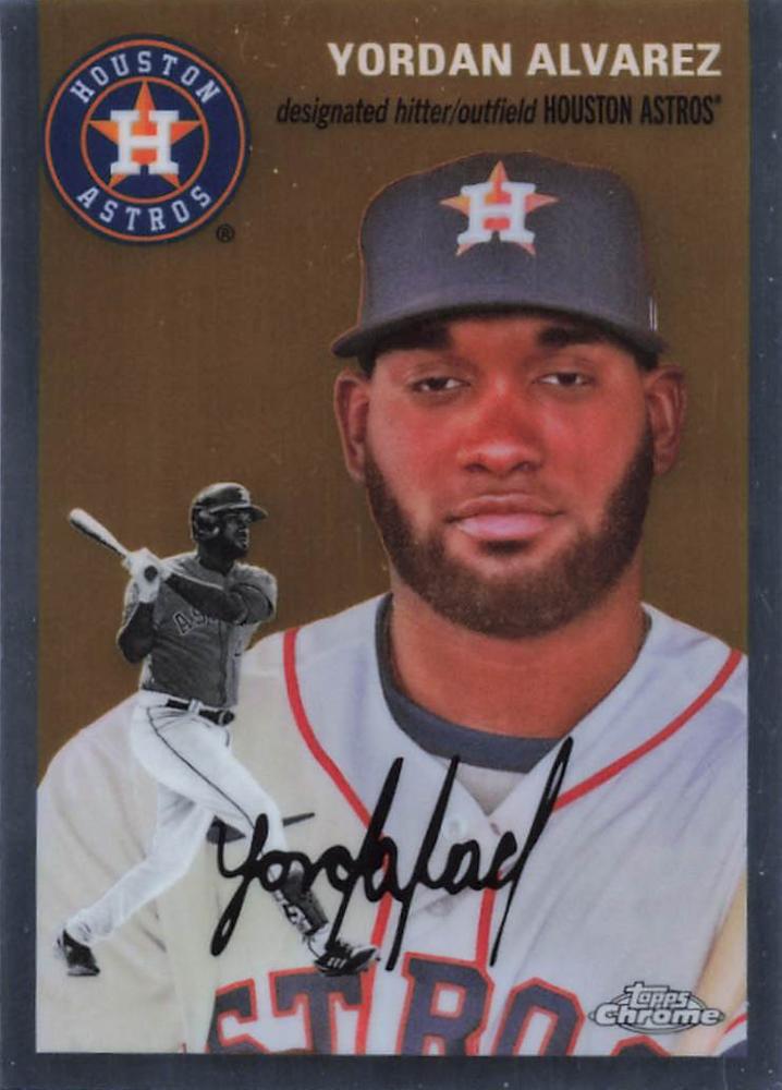 #294 Yordan Alvarez - Houston Astros - 2023 Topps Chrome Platinum Anniversary Baseball
