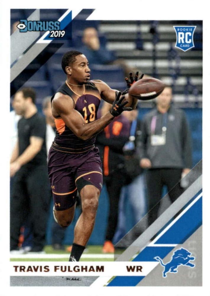 #294 Travis Fulgham - Detroit Lions - 2019 Donruss Football