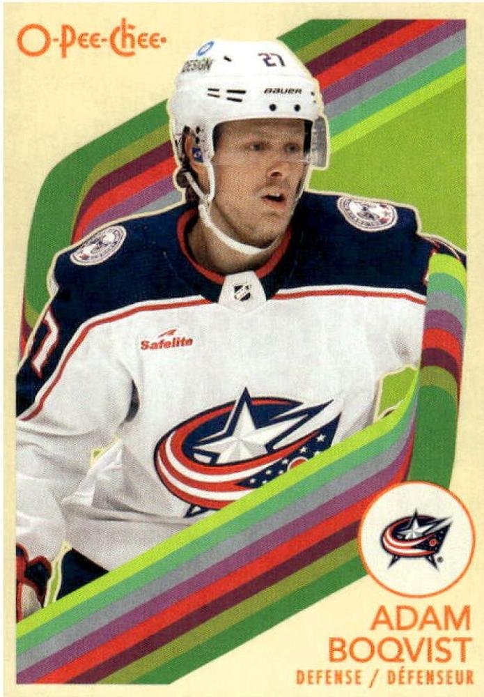 #294 Adam Boqvist - Columbus Blue Jackets - 2023-24 O-Pee-Chee - Retro Hockey