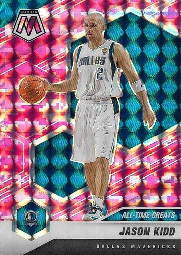 #294 Jason Kidd - Dallas Mavericks - 2020-21 Panini Mosaic - Mosaic Camo Pink Basketball